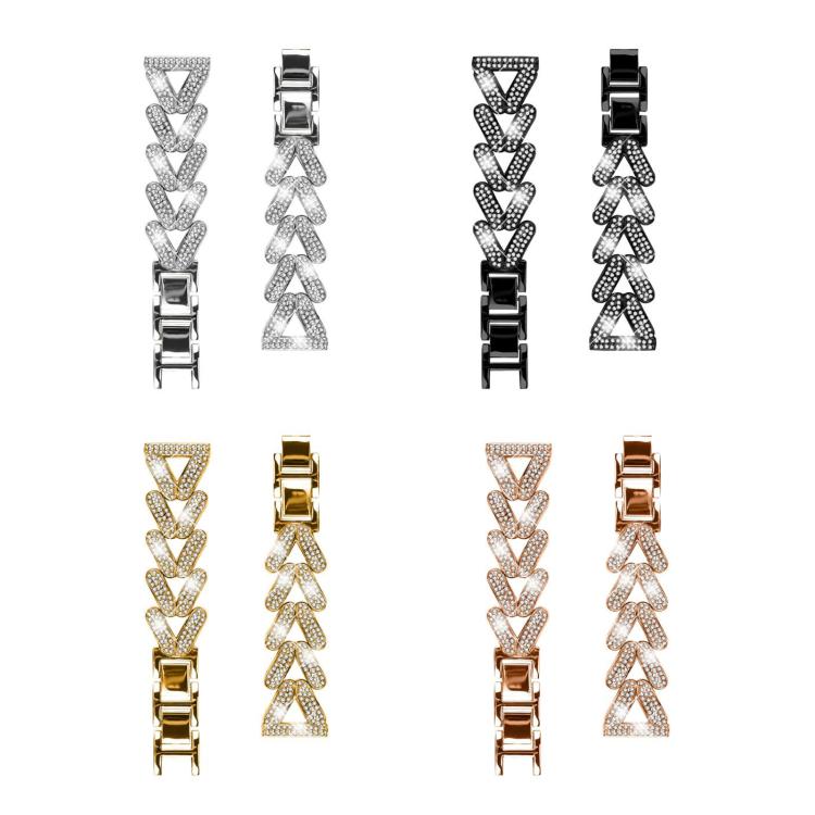 xDfind Small Twist Diamond Metal Watch Band, 20mm For Huawei Watch GT4 / GT3 / GT2, 20mm, 20mm For COROS APEX 2 42mm / PACE 2, 20mm For Xiaomi Mibro Air / Mibro Lite, 20mm For Honor Watch SE / Magic Watch2 42mm
