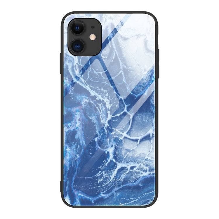 Marble Pattern Glass Protective Case, For iPhone 12 mini, For iPhone 12 Pro Max, For iPhone 11 Pro