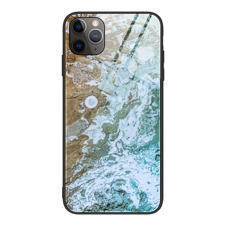 Marble Pattern Glass Protective Case, For iPhone 12 mini, For iPhone 12 Pro Max, For iPhone 11 Pro