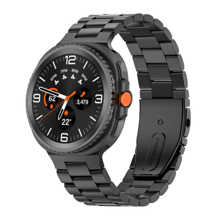 Three Beads Stainless Steel Watch Band, For Samsung Galaxy Watch8 / Watch8 Classic