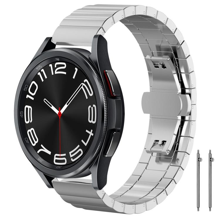 xDfind One-bead Bamboo Solid Stainless Steel Watch Band, 18mm, 20mm, 22mm, 14mm