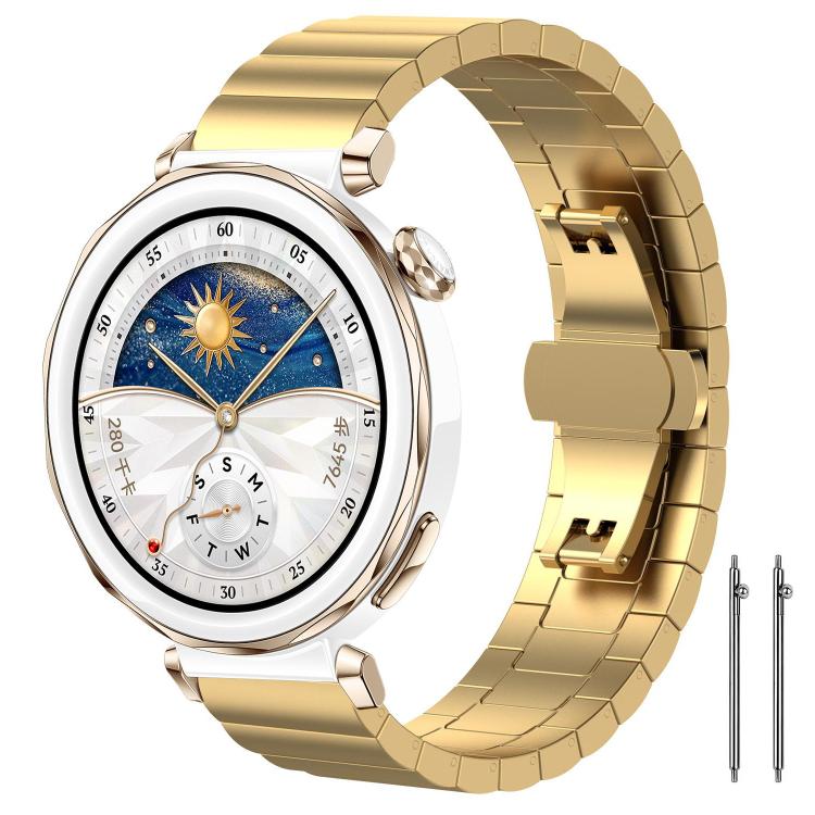 xDfind One-bead Bamboo Solid Stainless Steel Watch Band, 18mm, 20mm, 22mm, 14mm