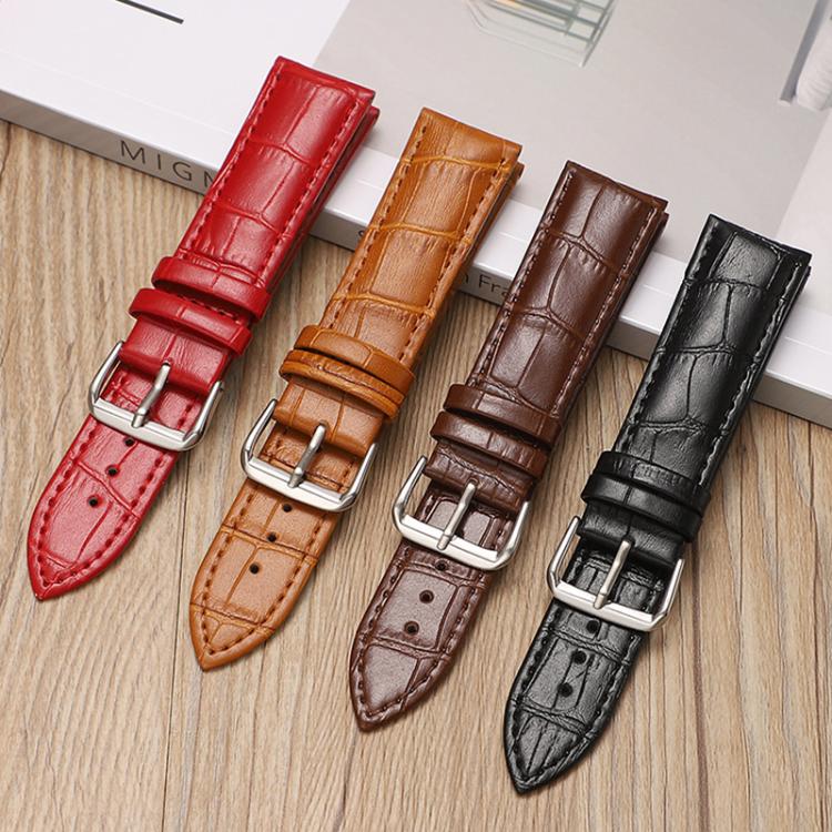 xDfind Bamboo Texture Pin Buckle Leather Watch Band, For Amazfit T-Rex3 22mm