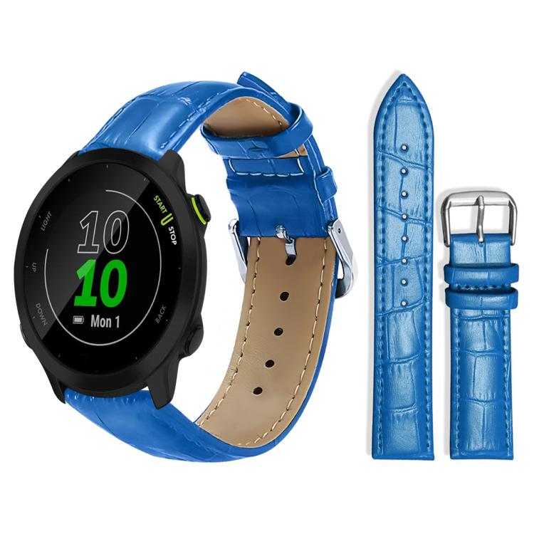 xDfind Bamboo Texture Pin Buckle Leather Watch Band, For Garmin Fenix 8/7X/6X/5X 26mm 22mm, For Garmin Fenix 8/7/6/5 22mm 20mm, For Garmin Fenix 8/7S/6S/5S 20mm 18mm, For Garmin Forerunner 45/45S/Swim2 18mm