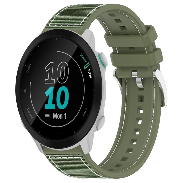 xDfind Hybrid Nylon Braid Silicone Watch Band, 22mm For Garmin Forerunner 570 47mm/935/945, 20mm For Garmin Forerunner 570 42mm/245/645, 20mm For Garmin?Vivomove?Sport/Vivoactive5/3, 22mm For Garmin Venu 3 / Vivoactive 4