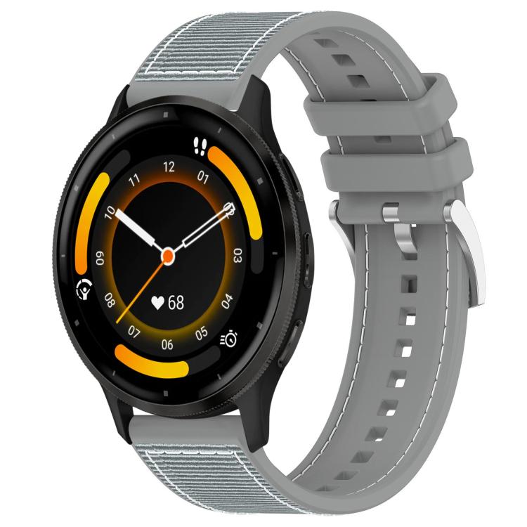 xDfind Hybrid Nylon Braid Silicone Watch Band, 22mm For Garmin Forerunner 570 47mm/935/945, 20mm For Garmin Forerunner 570 42mm/245/645, 20mm For Garmin?Vivomove?Sport/Vivoactive5/3, 22mm For Garmin Venu 3 / Vivoactive 4