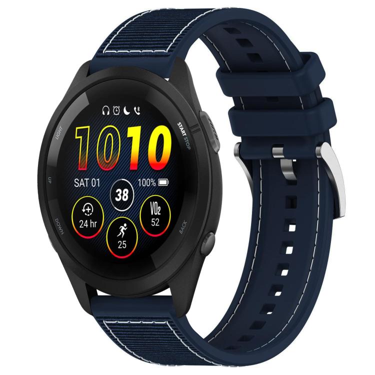 xDfind Hybrid Nylon Braid Silicone Watch Band, 22mm For Garmin Forerunner 570 47mm/935/945, 20mm For Garmin Forerunner 570 42mm/245/645, 20mm For Garmin?Vivomove?Sport/Vivoactive5/3, 22mm For Garmin Venu 3 / Vivoactive 4