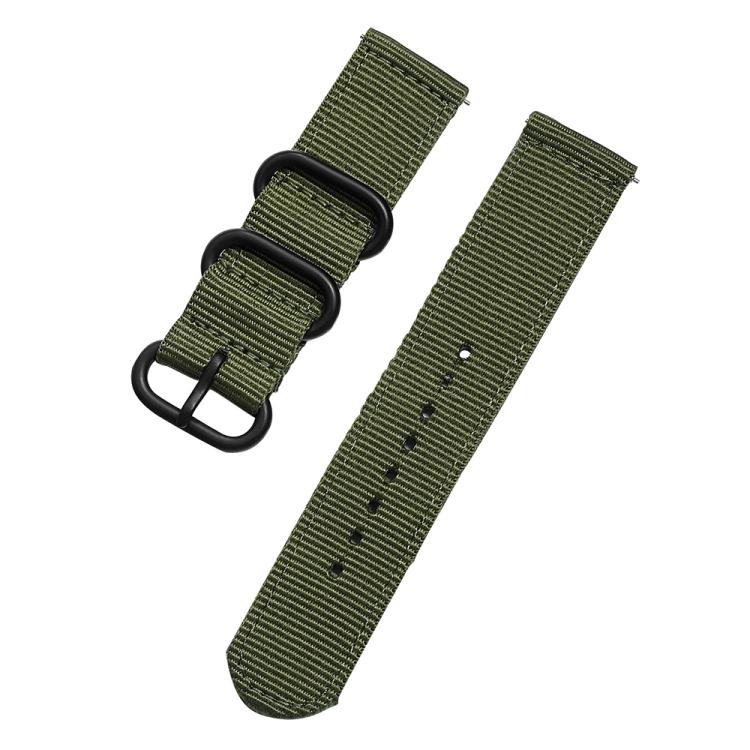 xDfind Ring Buckle Nylon Canvas Watch Band, 18mm, 22mm, 20mm, 24mm