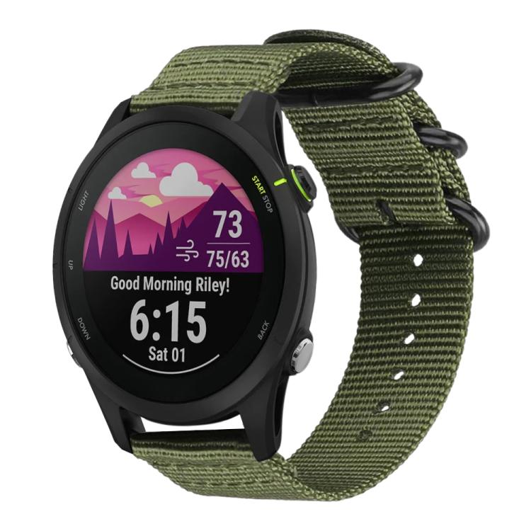 xDfind Ring Buckle Nylon Canvas Watch Band, 18mm, 22mm, 20mm, 24mm