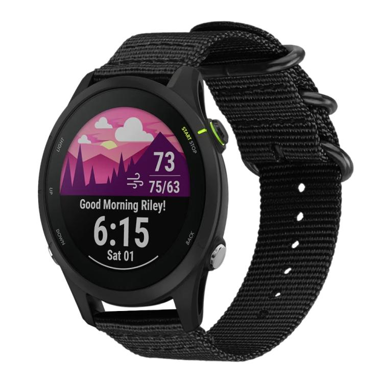 xDfind Ring Buckle Nylon Canvas Watch Band, 18mm, 22mm, 20mm, 24mm