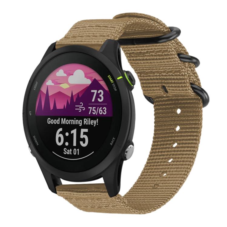 xDfind Ring Buckle Nylon Canvas Watch Band, 18mm, 22mm, 20mm, 24mm