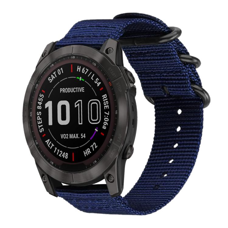 xDfind Ring Buckle Nylon Canvas Watch Band, 18mm, 22mm, 20mm, 24mm