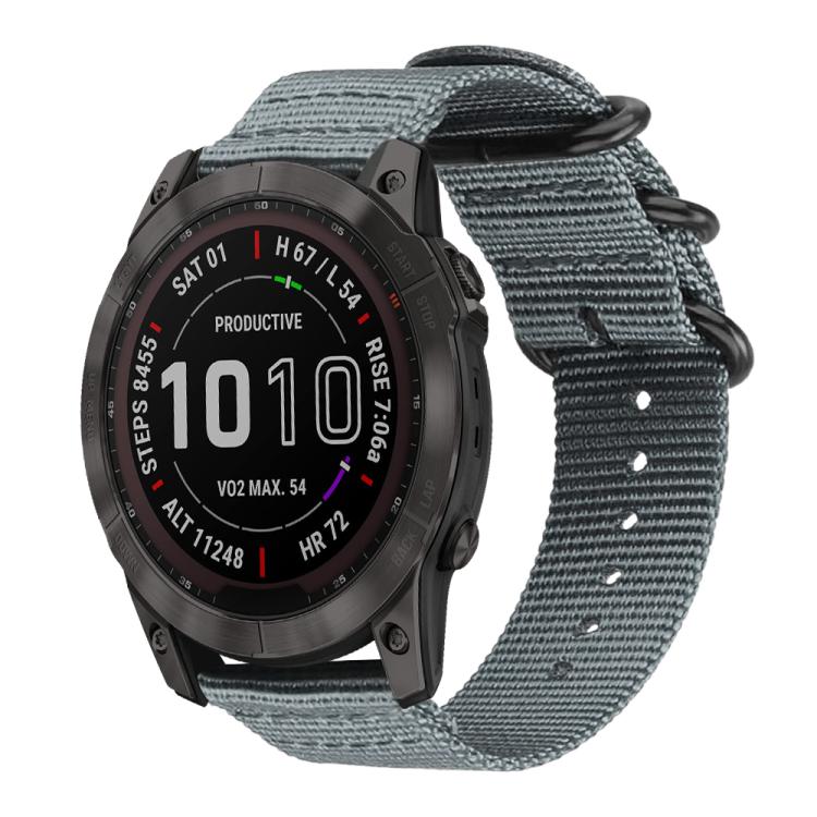 xDfind Ring Buckle Nylon Canvas Watch Band, 18mm, 22mm, 20mm, 24mm