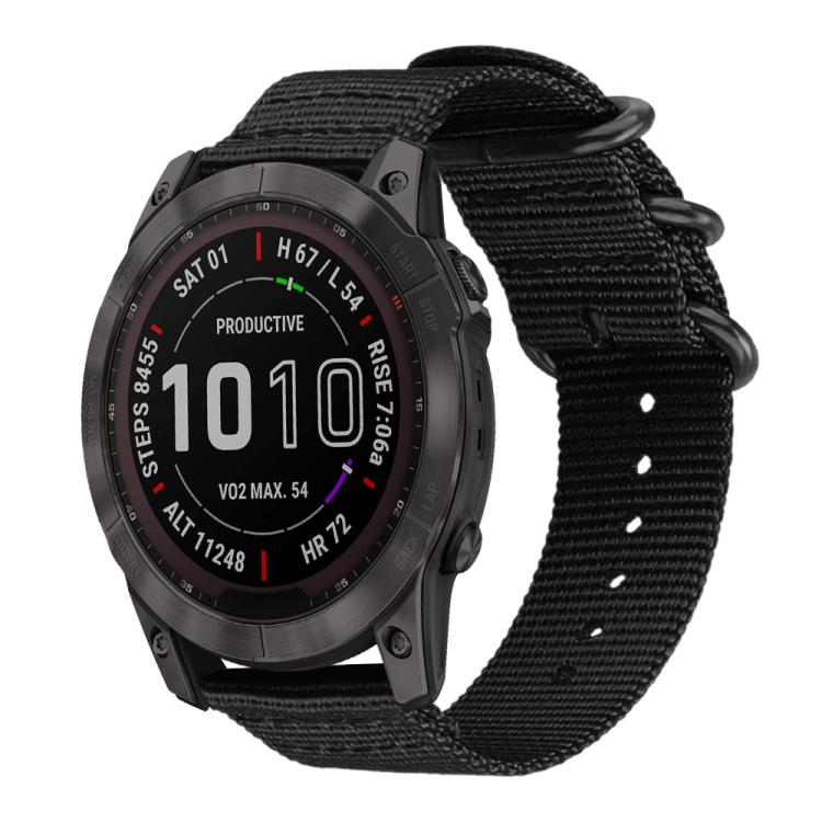 xDfind Ring Buckle Nylon Canvas Watch Band, 18mm, 22mm, 20mm, 24mm