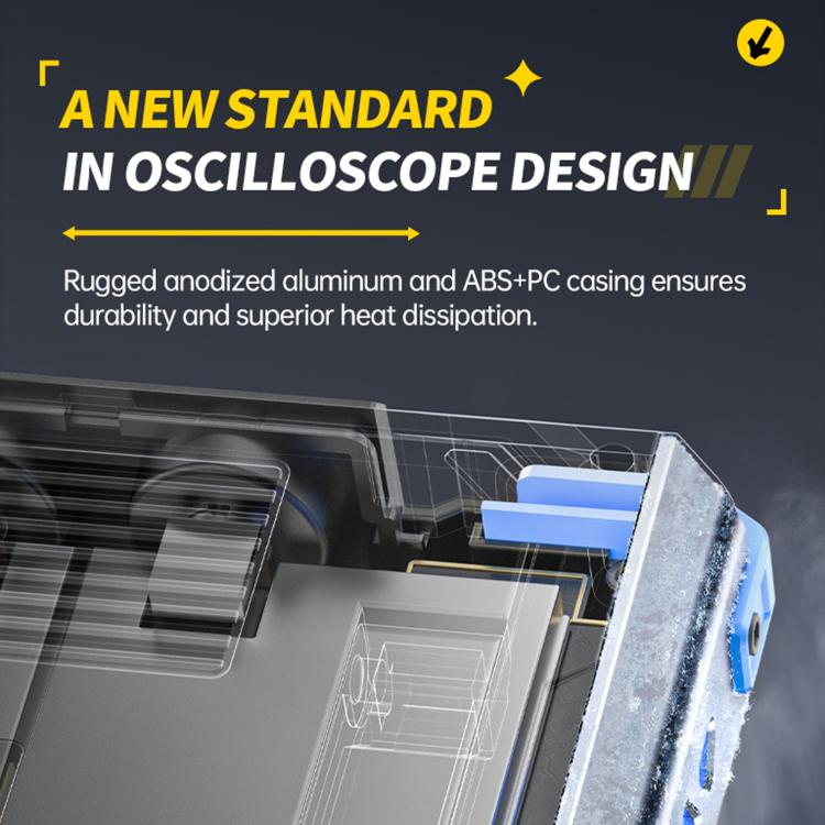 FNIRSI DPOS350P 4 in 1 7 inch IPS HD Touch Screen 350M Tablet Oscilloscope, DPOS350P(US Plug), DPOS350P(EU Plug)