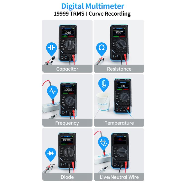 FNIRSI DST210 3 in 1 Digital Multimeter Oscilloscope, DST210
