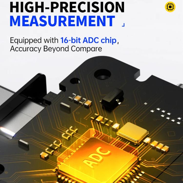Fnirsi FNAC-28 Multi-function Type-C & USB Professional Grade Ripple Monitoring Tester, FNAC-28