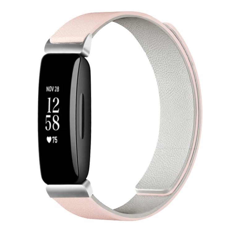xDfind Litchi Texture Magnetic Silicone Watch Band, For Fitbit Inspire 2 / Ace 3, For Fitbit Charge 4 / Charge 3