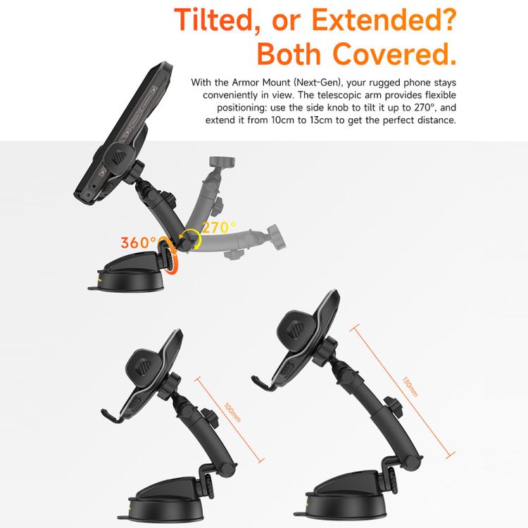 Ulefone UAN15 Armor Mount Car / Desk Phone Holder, Standard Model, UAN15