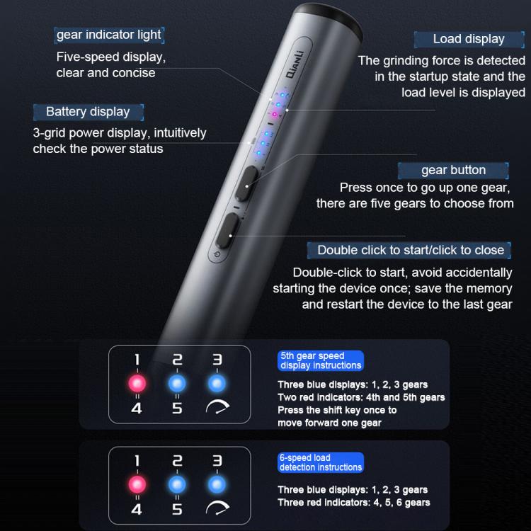 Qianli iHandy DM460-K High-torque Version Intelligent Precision Polishing Pen Set, Qianli iHandy DM460-K