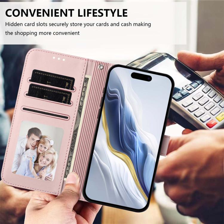 Embossed Heart Cat Leather Phone Case with Hand Strap, For iPhone 13 Pro Max, For iPhone 13 Pro