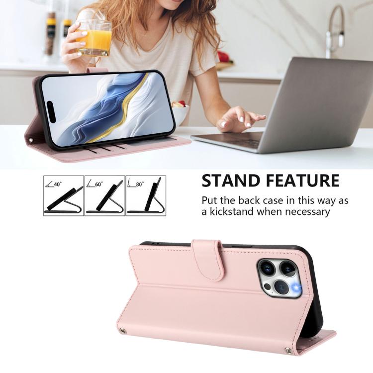 Embossed Heart Cat Leather Phone Case with Hand Strap, For iPhone 12 Pro Max, For iPhone 12 mini