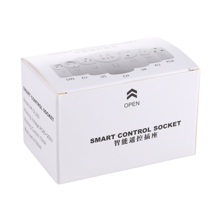 AK-DL220 220V Smart Wireless Remote Control Socket with Remote Control, AU Plug, UK Plug, US Plug