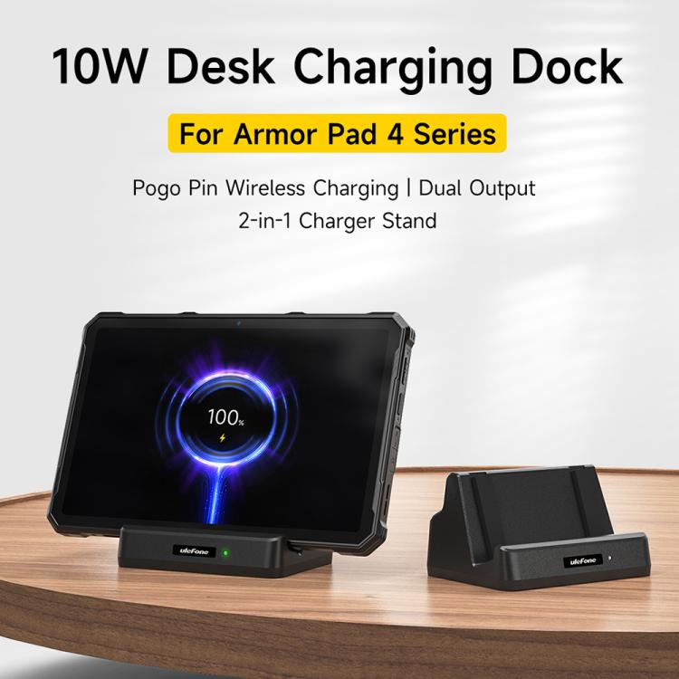 Ulefone 10W Desk Charging Dock For Armor Pad 4 Series, For Armor Pad 4 Series