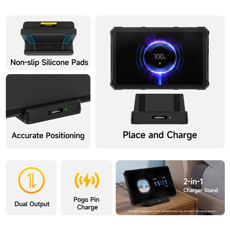 Ulefone 10W Desk Charging Dock For Armor Pad 4 Series, For Armor Pad 4 Series