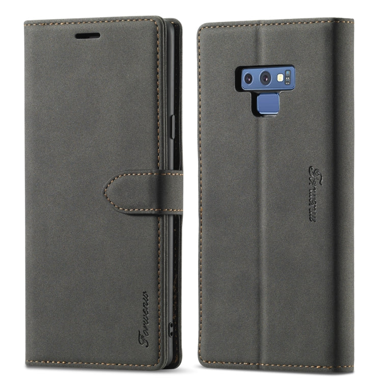 Forwenw F1 Series Matte Strong Magnetism Horizontal Flip Leather Case with Holder & Card Slots & Wallet & Photo Frame, For Samsung Galaxy A21s, For Samsung Galaxy Note 9, For Samsung Galaxy Note 10, For Samsung Galaxy Note 10+, For Samsung Galaxy Note2...