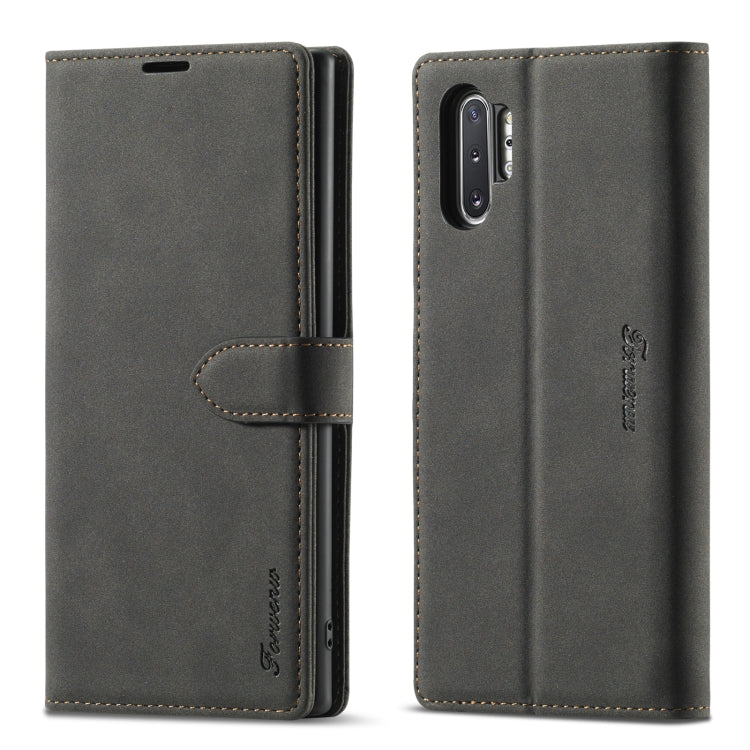 Forwenw F1 Series Matte Strong Magnetism Horizontal Flip Leather Case with Holder & Card Slots & Wallet & Photo Frame, For Samsung Galaxy A21s, For Samsung Galaxy Note 9, For Samsung Galaxy Note 10, For Samsung Galaxy Note 10+, For Samsung Galaxy Note2...