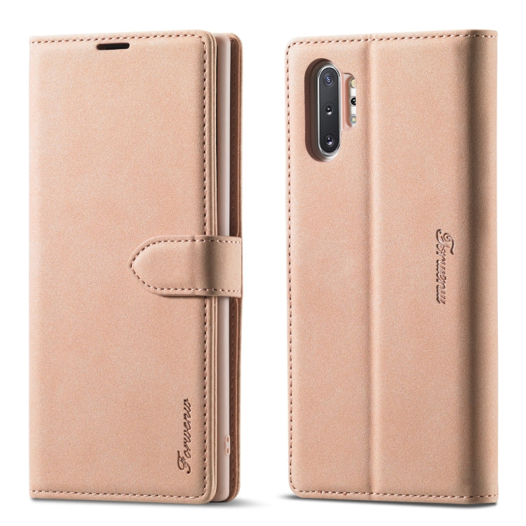 Forwenw F1 Series Matte Strong Magnetism Horizontal Flip Leather Case with Holder & Card Slots & Wallet & Photo Frame, For Samsung Galaxy A21s, For Samsung Galaxy Note 9, For Samsung Galaxy Note 10, For Samsung Galaxy Note 10+, For Samsung Galaxy Note2...