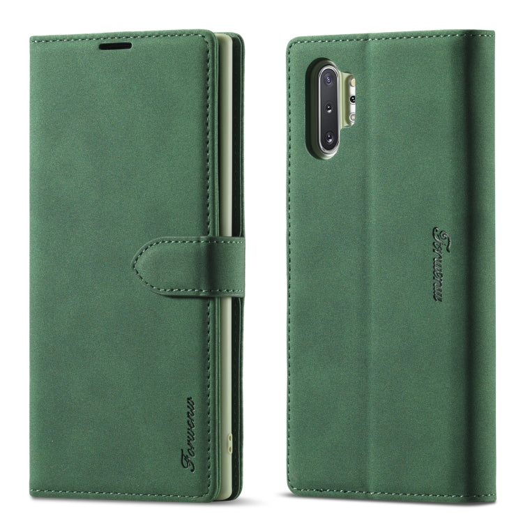 Forwenw F1 Series Matte Strong Magnetism Horizontal Flip Leather Case with Holder & Card Slots & Wallet & Photo Frame, For Samsung Galaxy A21s, For Samsung Galaxy Note 9, For Samsung Galaxy Note 10, For Samsung Galaxy Note 10+, For Samsung Galaxy Note2...