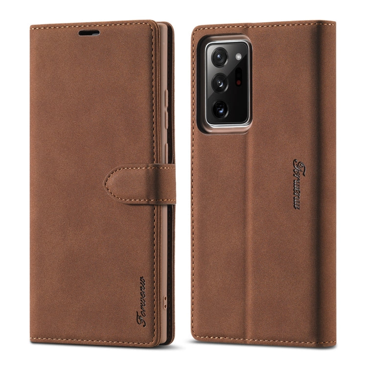 Forwenw F1 Series Matte Strong Magnetism Horizontal Flip Leather Case with Holder & Card Slots & Wallet & Photo Frame, For Samsung Galaxy A21s, For Samsung Galaxy Note 9, For Samsung Galaxy Note 10, For Samsung Galaxy Note 10+, For Samsung Galaxy Note2...