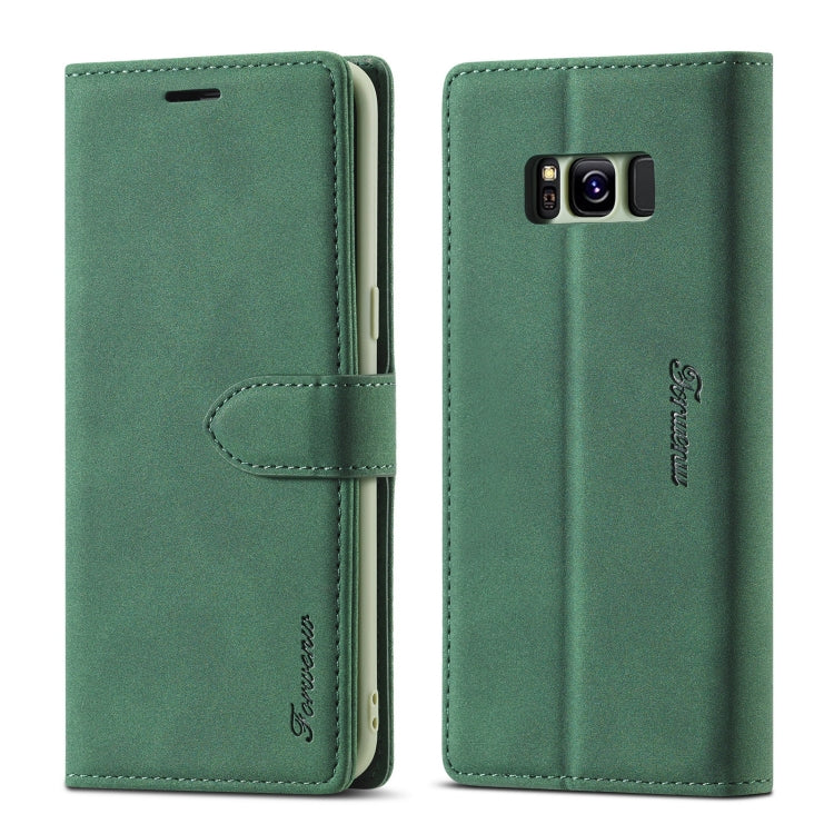 Forwenw F1 Series Matte Strong Magnetism Horizontal Flip Leather Case with Holder & Card Slots & Wallet & Photo Frame, For Samsung Galaxy S8, For Samsung Galaxy S8+, For Samsung Galaxy S9, For Samsung Galaxy S9+, For Samsung Galaxy S10                 ...