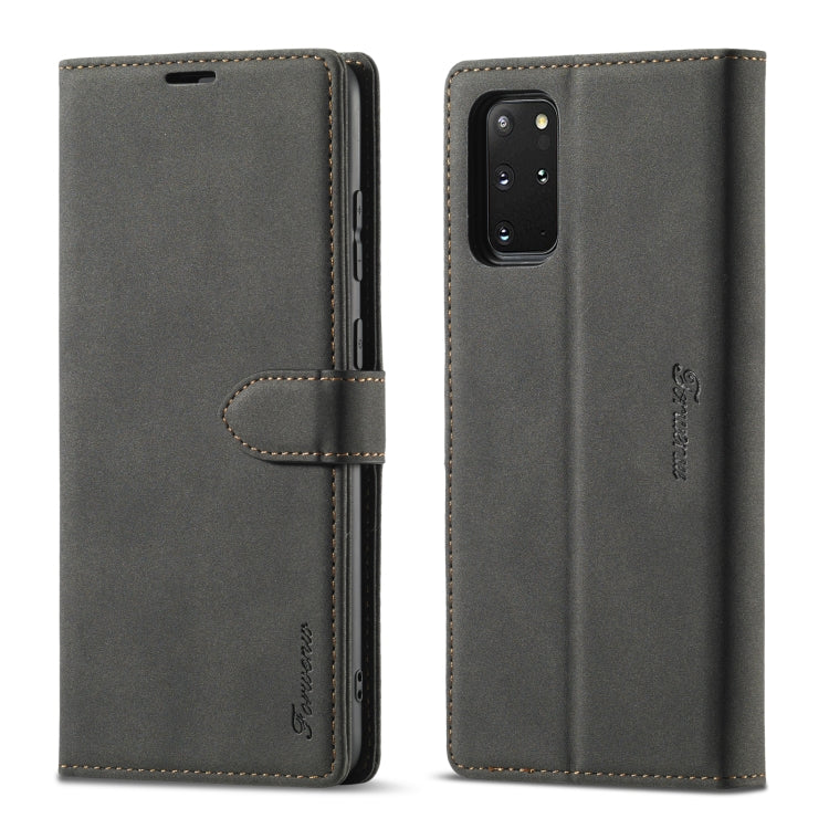 Forwenw F1 Series Matte Strong Magnetism Horizontal Flip Leather Case with Holder & Card Slots & Wallet & Photo Frame, For Samsung Galaxy S20, For Samsung Galaxy S20+
