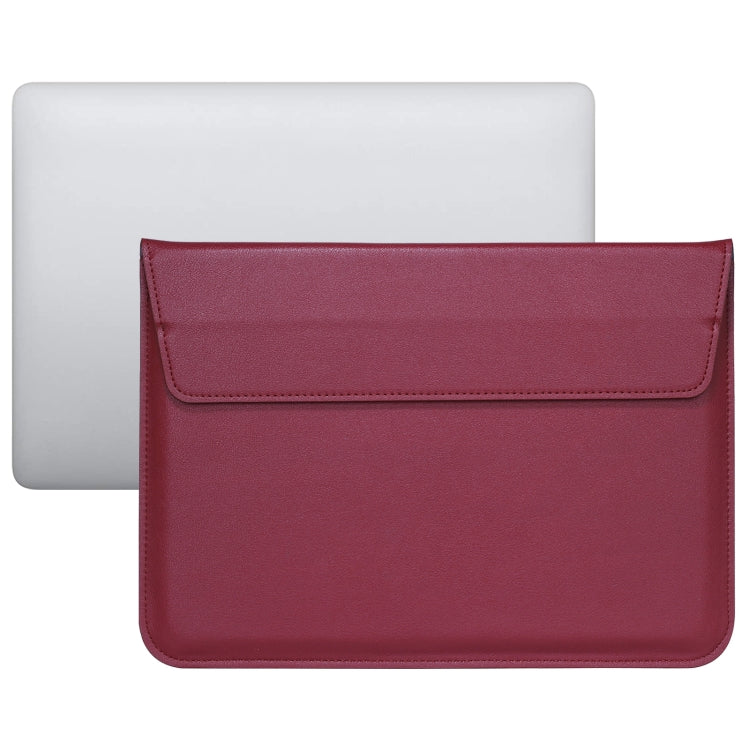 PU Leather Ultra-thin Envelope Bag Laptop Bag with Stand Function, For MacBook Air / Pro 11 inch, For MacBook Air / Pro 13 inch