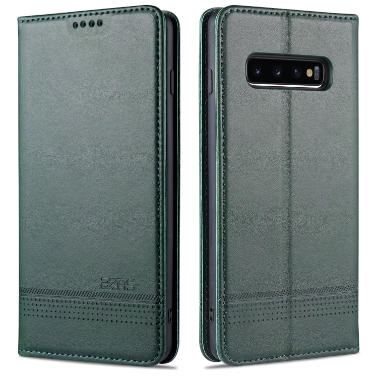 AZNS Magnetic Calf Texture Horizontal Flip Leather Case with Card Slots & Holder & Wallet, For OPPO A91, For Huawei P40, For Huawei P40 Pro, For Samsung Galaxy S10