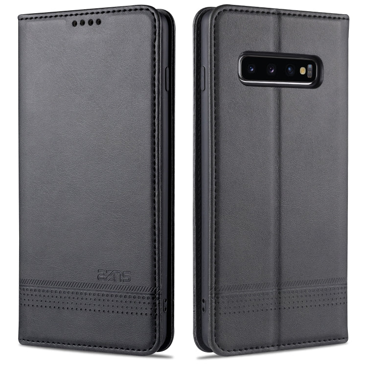 AZNS Magnetic Calf Texture Horizontal Flip Leather Case with Card Slots & Holder & Wallet, For OPPO A91, For Huawei P40, For Huawei P40 Pro, For Samsung Galaxy S10