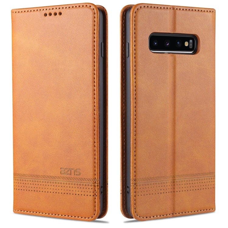 AZNS Magnetic Calf Texture Horizontal Flip Leather Case with Card Slots & Holder & Wallet, For Samsung Galaxy S10+, For Samsung Galaxy S20 FE, For Huawei Honor X10 Max