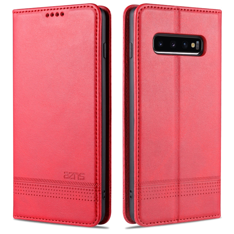 AZNS Magnetic Calf Texture Horizontal Flip Leather Case with Card Slots & Holder & Wallet, For Samsung Galaxy S10+, For Samsung Galaxy S20 FE, For Huawei Honor X10 Max