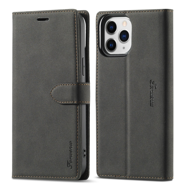 Forwenw F1 Series Matte Strong Magnetism Horizontal Flip Leather Case with Holder & Card Slots & Wallet & Photo Frame, For iPhone 11 Pro, For iPhone 11 Pro Max, For iPhone 12, For iPhone 12 Mini, For iPhone 12 Pro, For iPhone 12 Pro Max