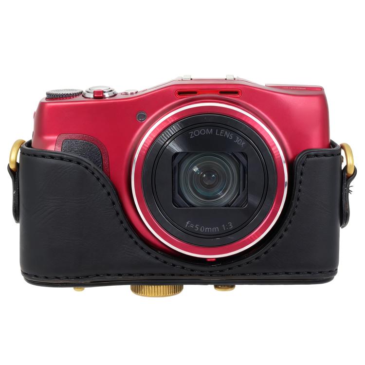Retro Leather Full Body Camera Cover Bag with Strap, For Canon PowerShot SX710 HS / SX700 HS, For Canon PowerShot G10 / G11 / G12