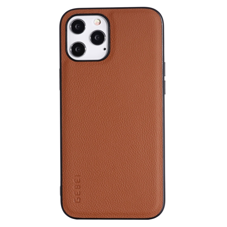 GEBEI Full-coverage Shockproof Leather Protective Case, For iPhone 12 / 12 Pro, For iPhone 12 Pro Max