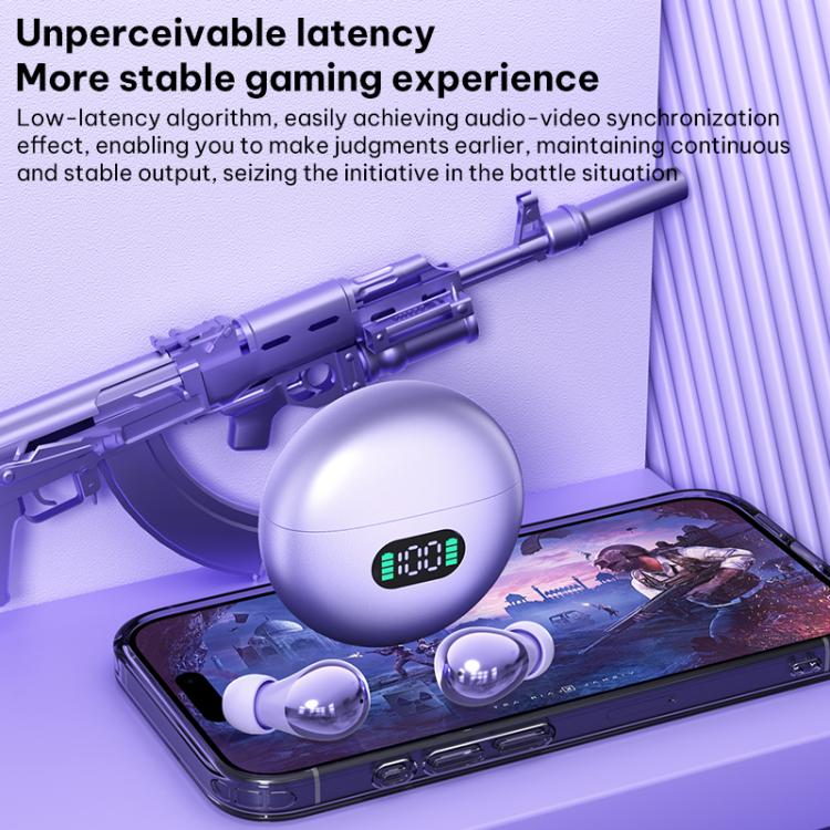 Q61 Intelligent Noise Reduction Bluetooth 5.4 Wireless TWS Earphones