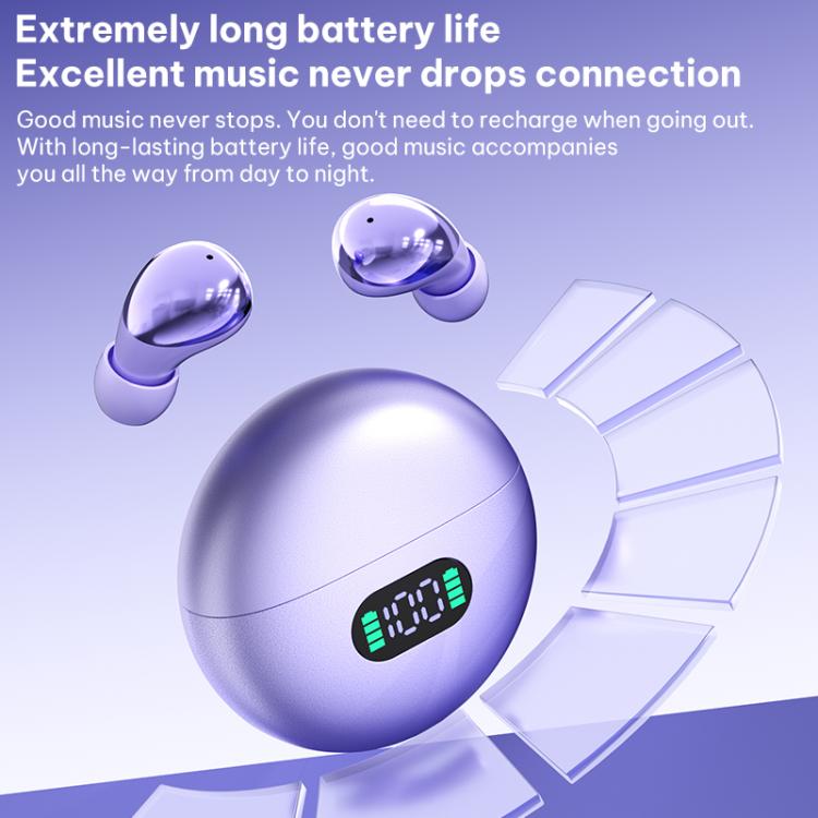 Q61 Intelligent Noise Reduction Bluetooth 5.4 Wireless TWS Earphones