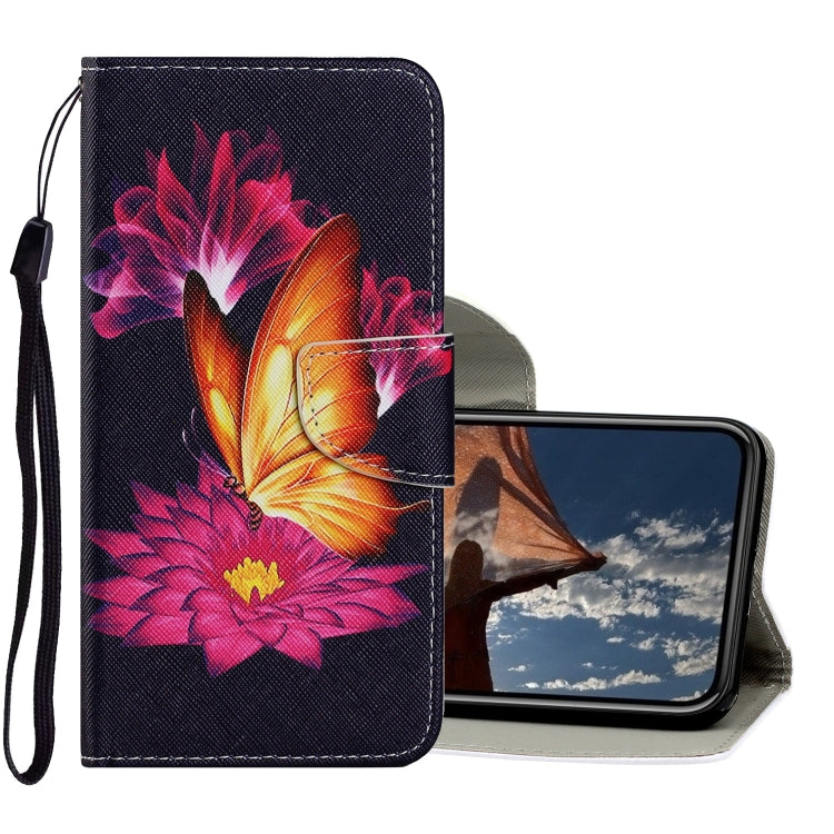 Coloured Drawing Pattern Horizontal Flip PU Leather Case with Holder & Card Slots & Wallet & Lanyard, For iPhone X / XS