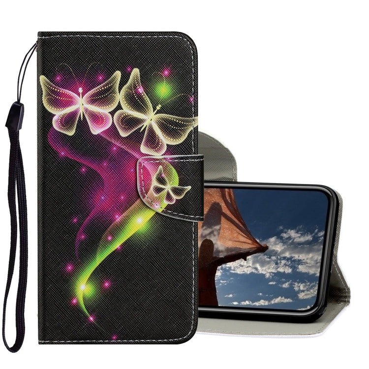 Coloured Drawing Pattern Horizontal Flip PU Leather Case with Holder & Card Slots & Wallet & Lanyard, For iPhone XR