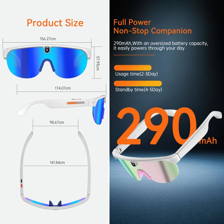 AIMB-G5 8MP Outdoor Cycling Smart AI Sports Glasses