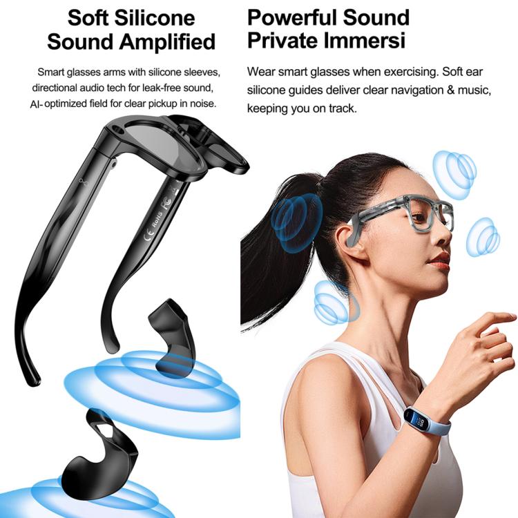 XK One Mac 8MP Voice Touch Control Smart Color Changing Lenses AI Smart Glasses